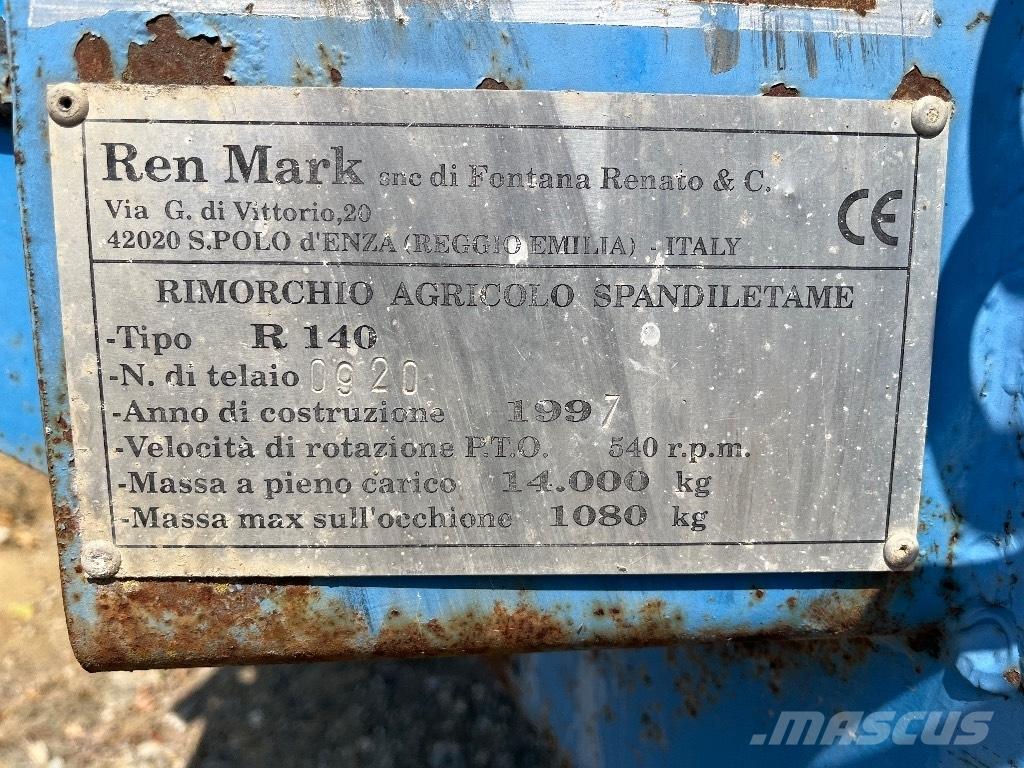  REN MARK R 140 Διασκορπιστές κοπριάς