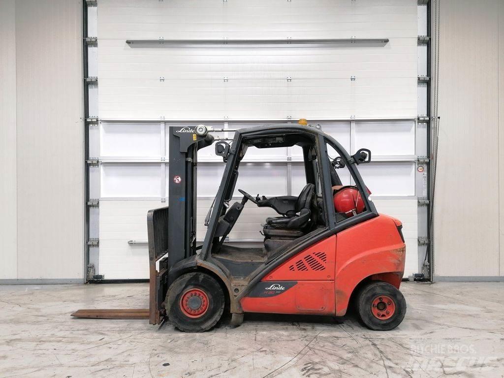 Linde H30T-02 Περονοφόρα ανυψωτικά κλαρκ με φυσικό αέριο LPG