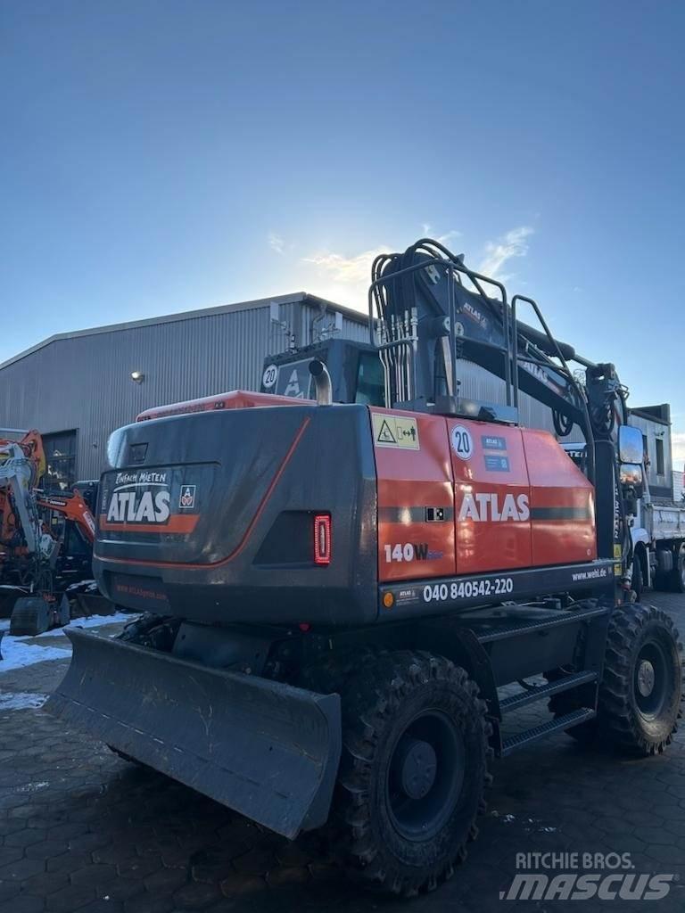Atlas 140W-BLUE Εκσκαφείς με τροχούς - λάστιχα