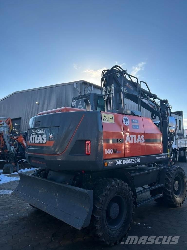 Atlas 140W-BLUE Εκσκαφείς με τροχούς - λάστιχα