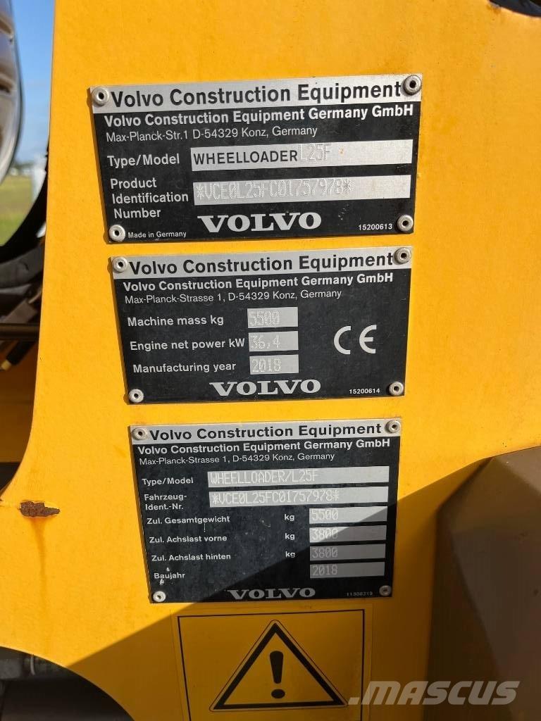 Volvo L 25 F Φορτωτές με λάστιχα (Τροχοφόροι)