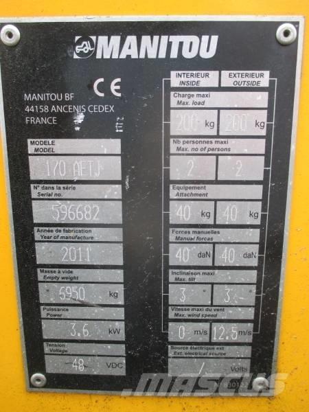 Manitou 170AETJ Ανυψωτήρες με αρθρωτό βραχίονα