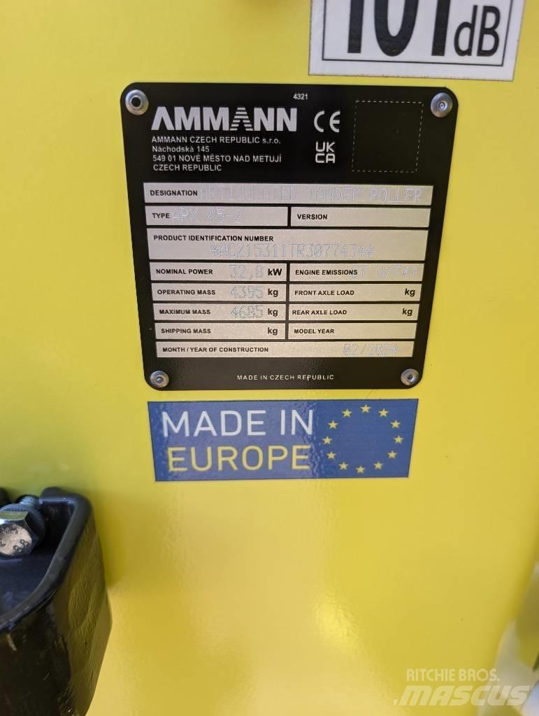 Ammann ARX45-2 Οδοστρωτήρες διπλού κυλίνδρου