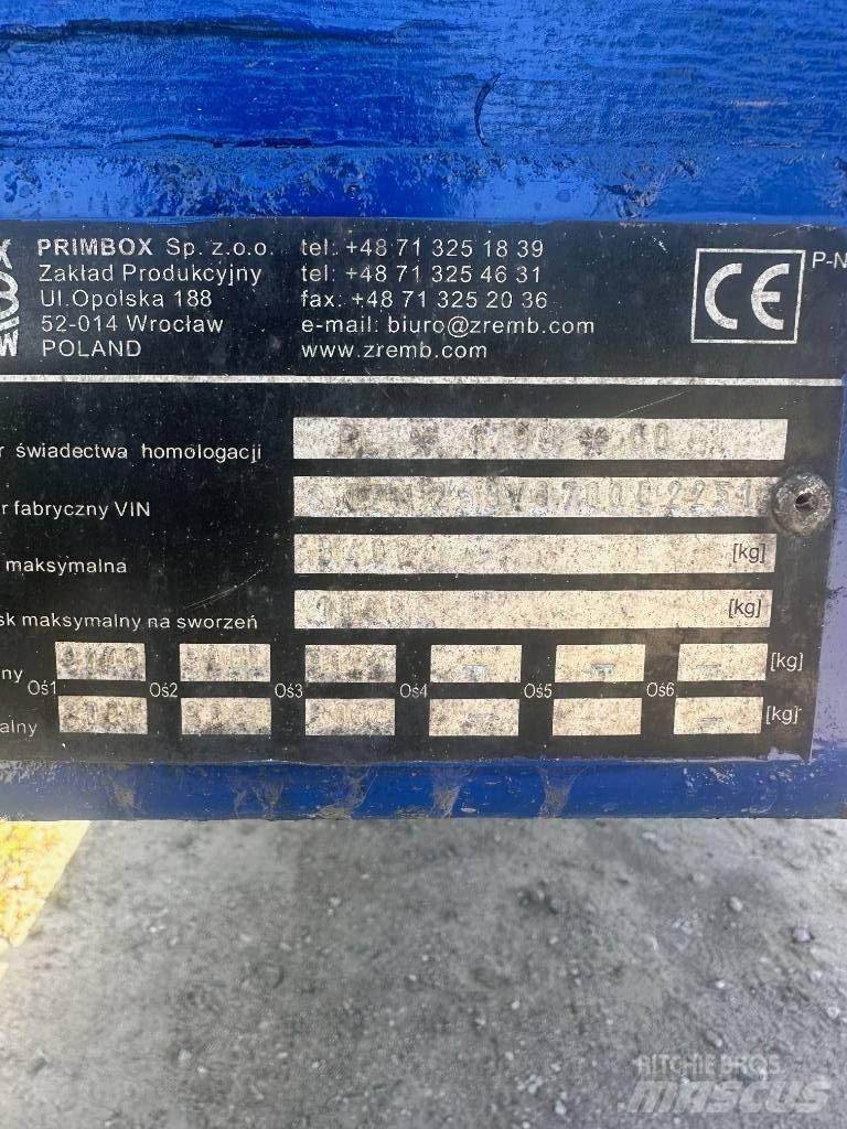 Zremb N263 Επίπεδες/πλευρικώς ανοιγόμενες ρυμούλκες