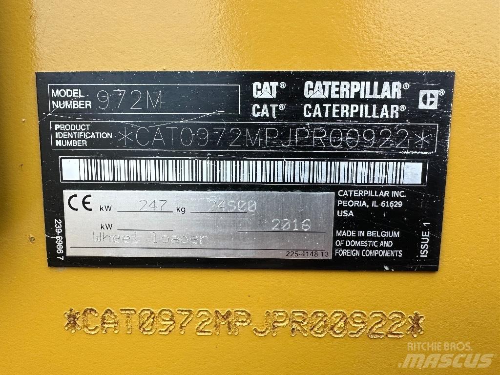 CAT 972 M Φορτωτές με λάστιχα (Τροχοφόροι)
