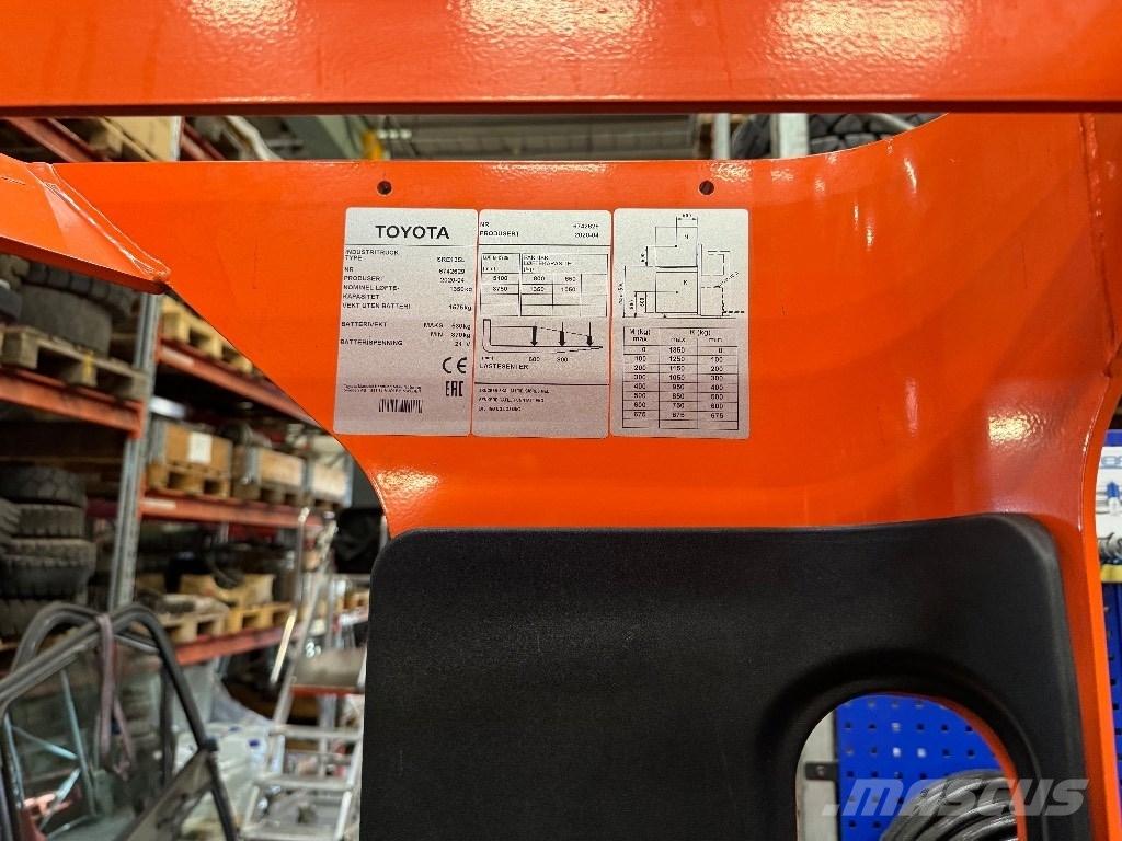 Toyota SRE135L Ηλεκτρικά παλετοφόρα με ιστό