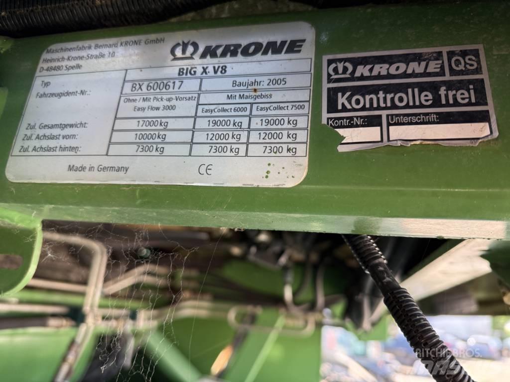 Krone Big X V8 Μηχανές χορτονομής