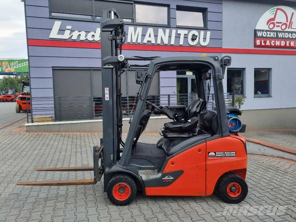 Linde H18T-01 Περονοφόρα ανυψωτικά κλαρκ με φυσικό αέριο LPG