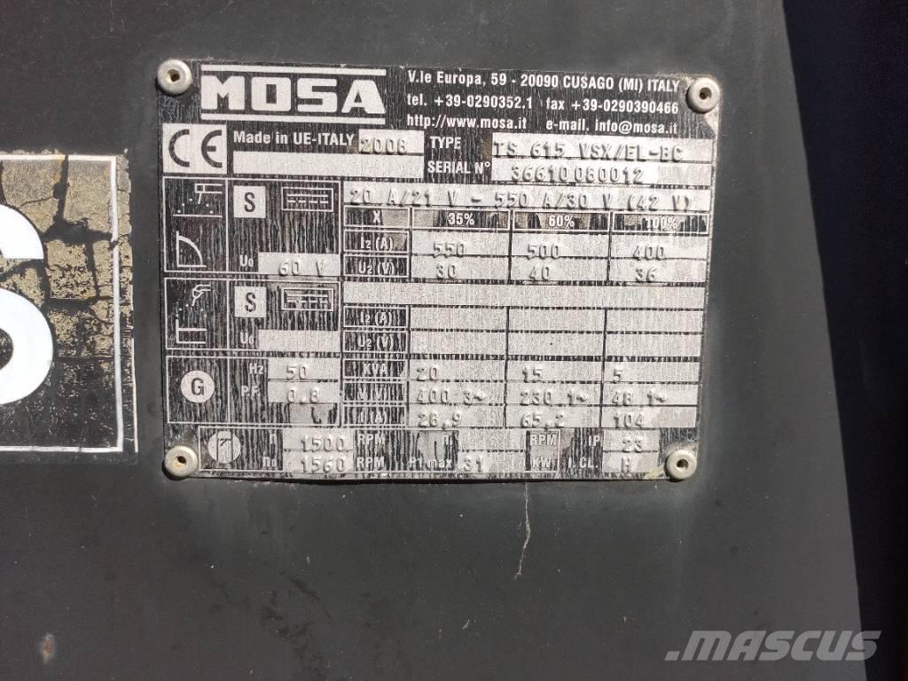 Mosa TS615 - VSX/EL-BC Μηχανές συγκόλλησης