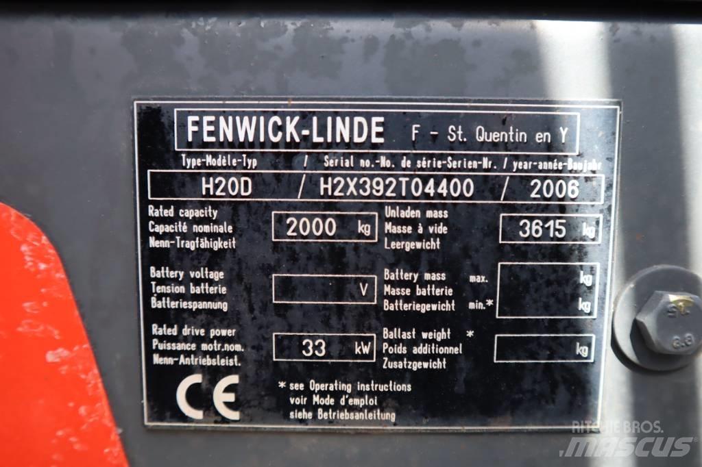 Linde H20D 2000 Kg Πετρελαιοκίνητα Κλαρκ