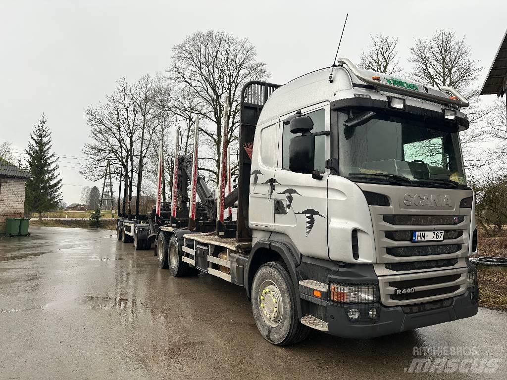 Scania R440 Φορτηγά ξυλείας