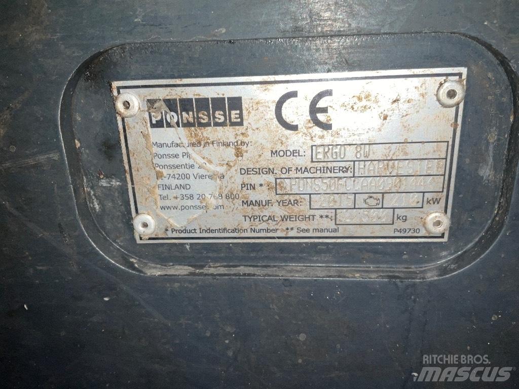 Ponsse ERGO 8W Θεριζοαλωνιστικές μηχανές