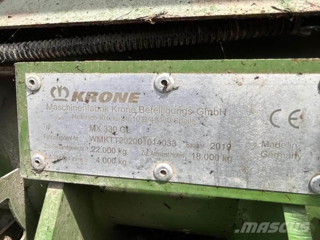 Krone MX 330 GL Μηχανές χορτονομής