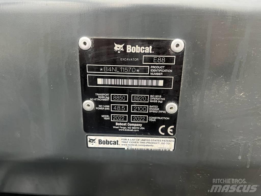 Bobcat E88 Εκσκαφείς με ερπύστριες