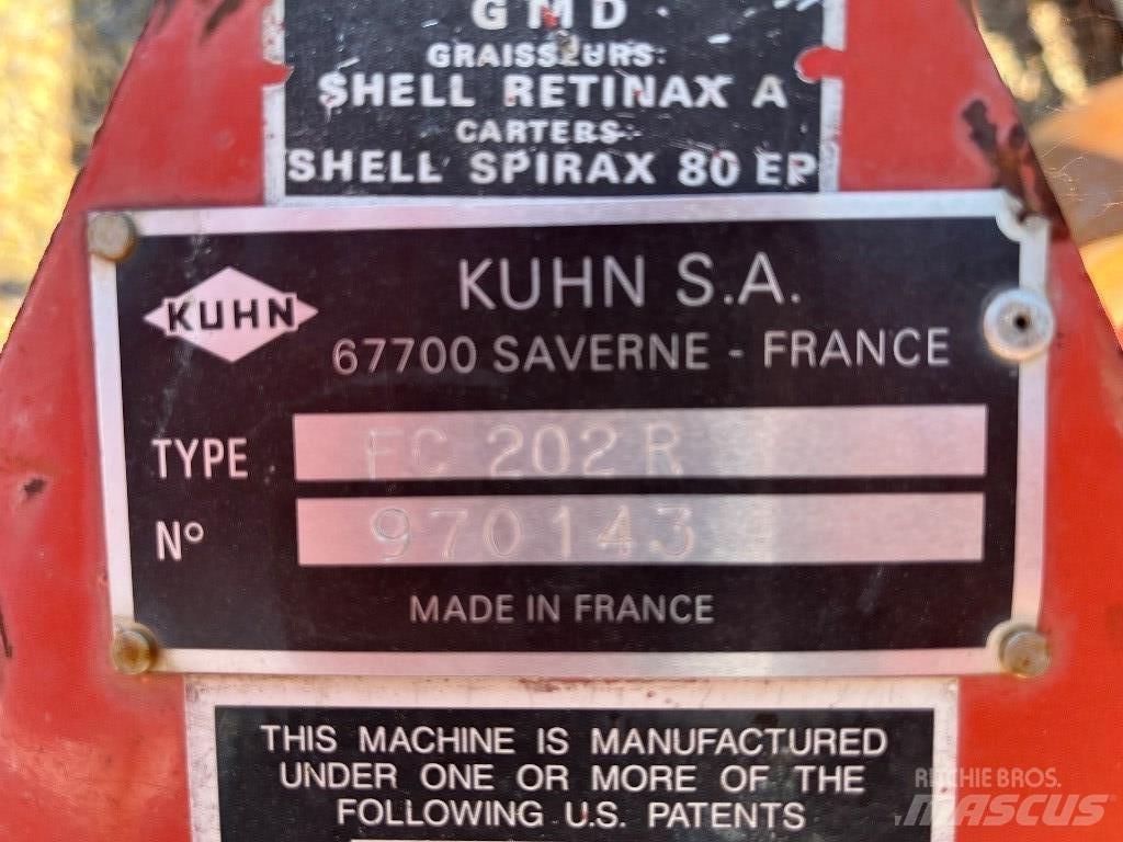 Kuhn FC 202 R Χορτοκοπτικά-διαμορφωτές