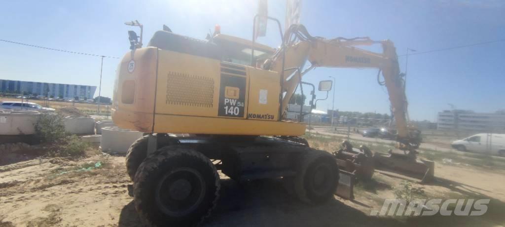 Komatsu PW 140-7 Εκσκαφείς με τροχούς - λάστιχα