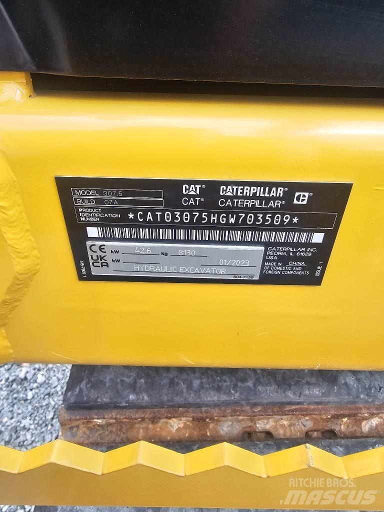 CAT 307.5 Μίνι εκσκαφείς 7t - 12t