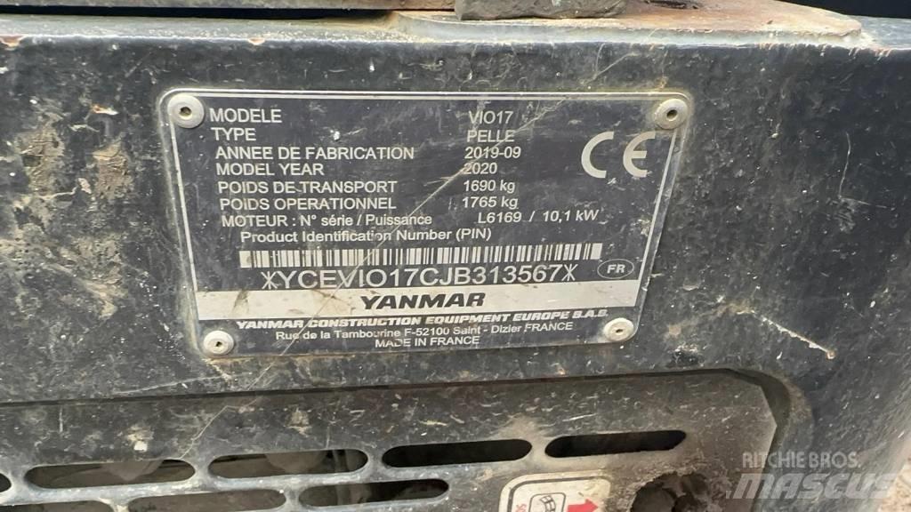 Yanmar Vio 17 Εκσκαφάκι (διαβολάκι) < 7t