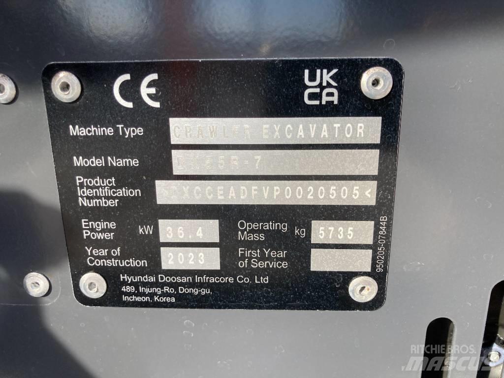 Develon DX 55 R-7 Εκσκαφάκι (διαβολάκι) < 7t