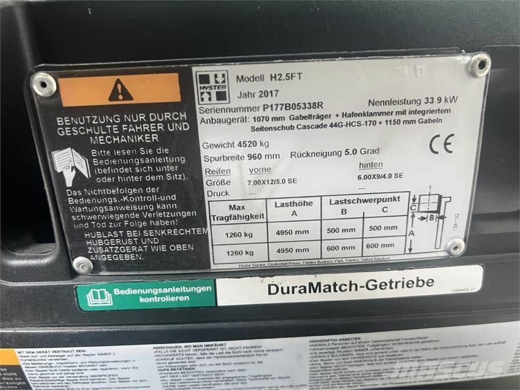 Hyster H2.5FT Πετρελαιοκίνητα Κλαρκ