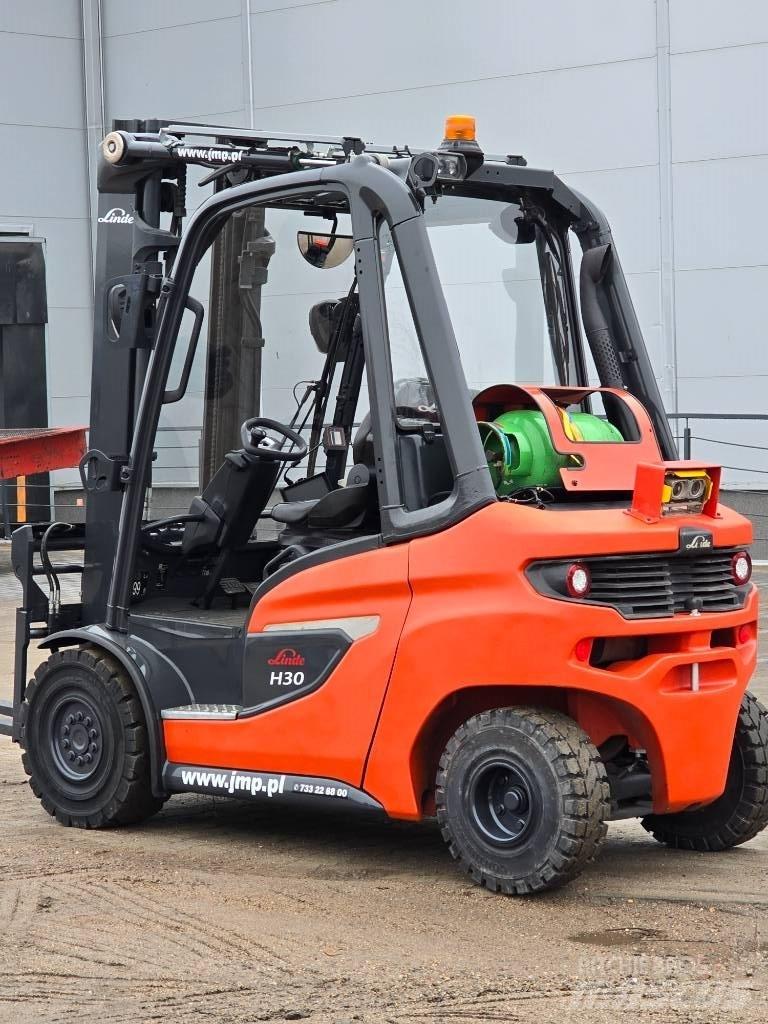 Linde H30T-01 Περονοφόρα ανυψωτικά κλαρκ με φυσικό αέριο LPG