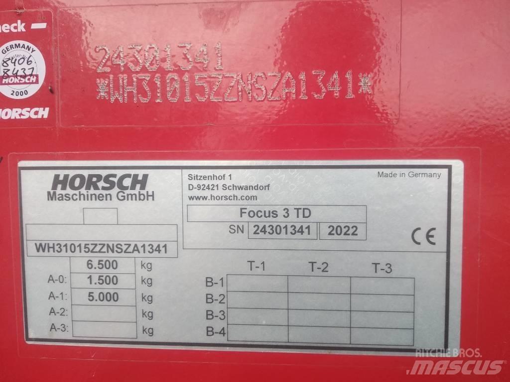 Horsch Focus 3 TD Σπορείς