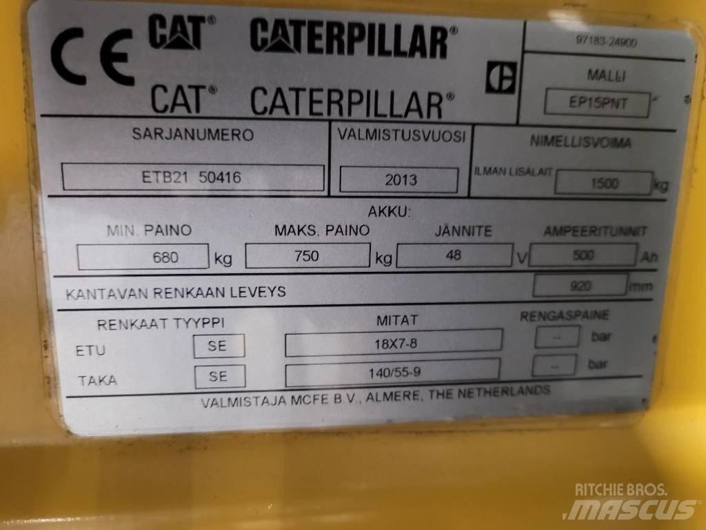CAT EP15PNT Ηλεκτρικά περονοφόρα ανυψωτικά κλαρκ