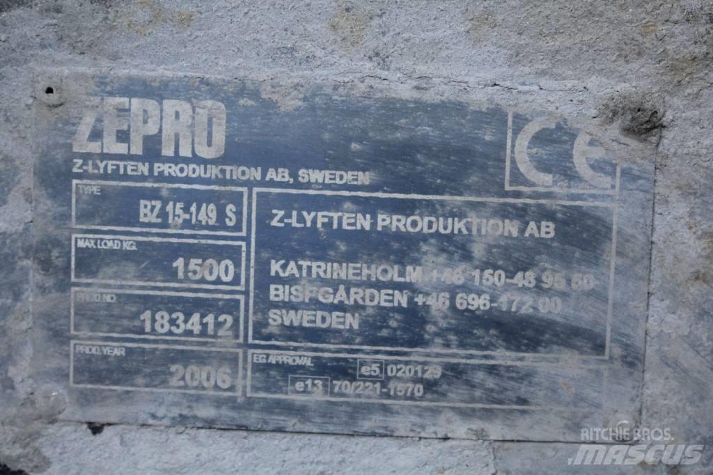  Zepro bakgavellyft Υδραυλικά
