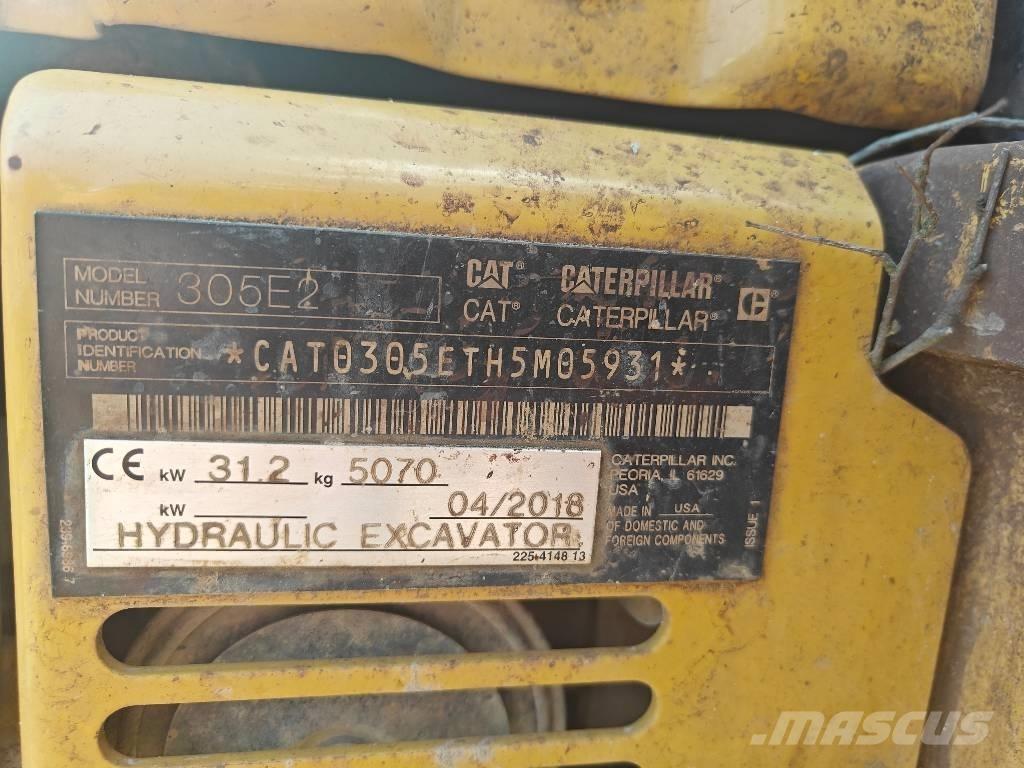 CAT 305E2 Εκσκαφάκι (διαβολάκι) < 7t