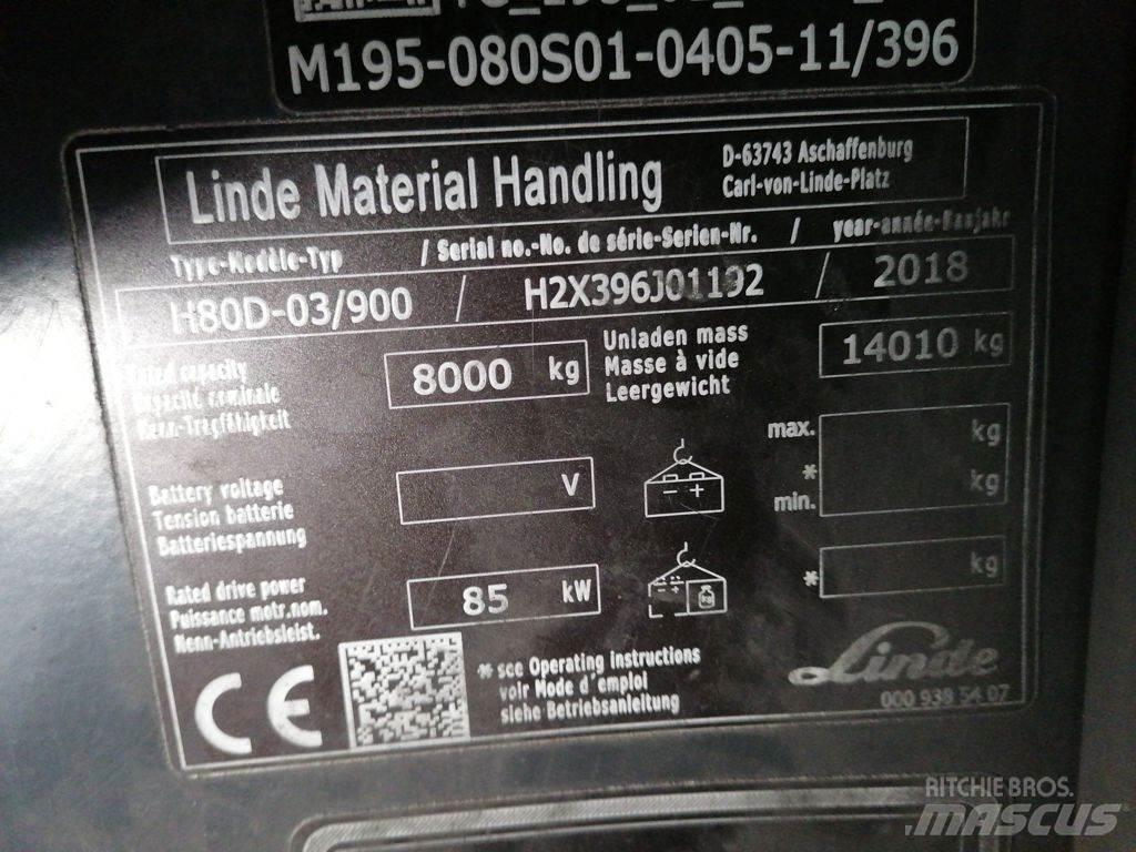 Linde H80D-03/900 Πετρελαιοκίνητα Κλαρκ