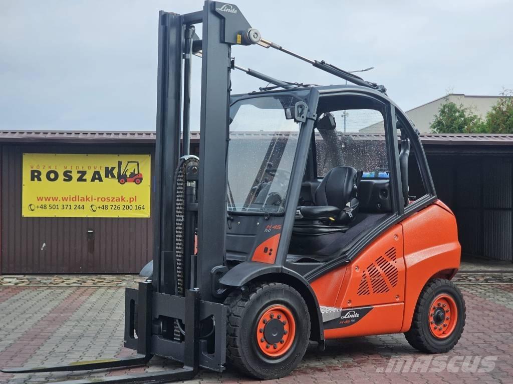 Linde H45T-02 Περονοφόρα ανυψωτικά κλαρκ με φυσικό αέριο LPG