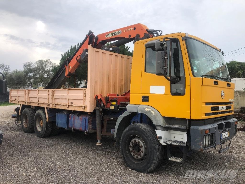 Iveco Euro trailer Φορτηγά με Γερανό