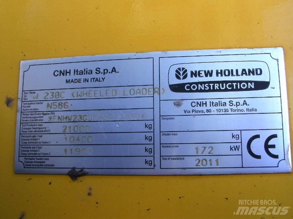 New Holland W 230 C Φορτωτές με λάστιχα (Τροχοφόροι)