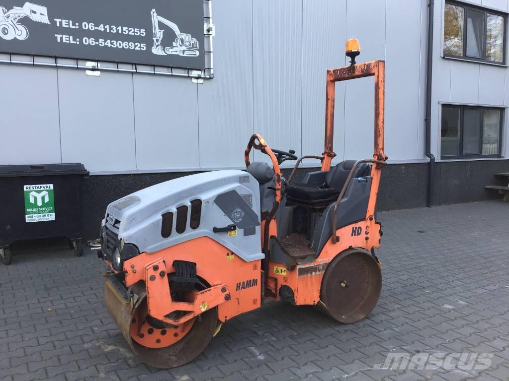 Hamm HD 8 VV Οδοστρωτήρες διπλού κυλίνδρου