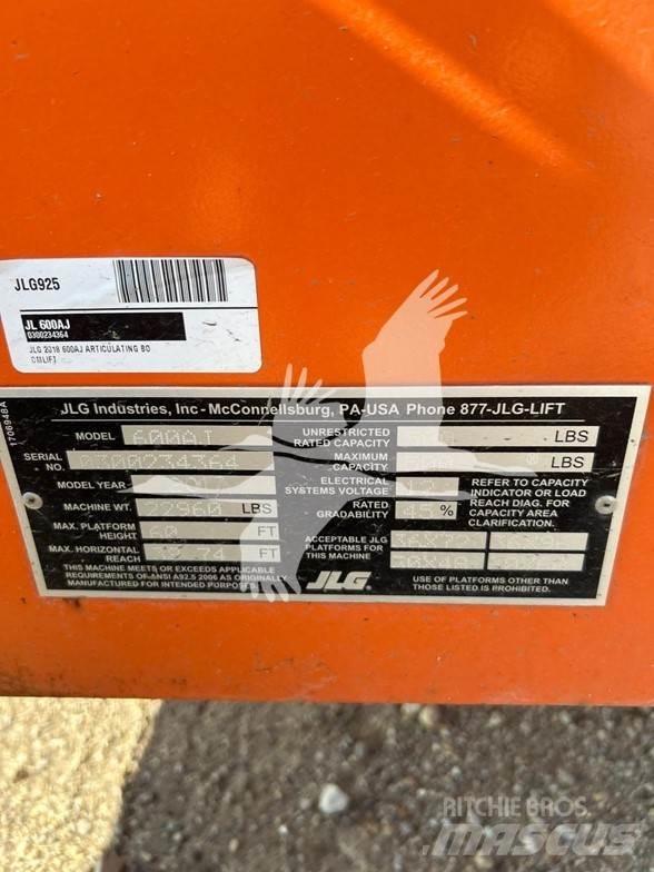 JLG 600AJ Ανυψωτήρες με αρθρωτό βραχίονα
