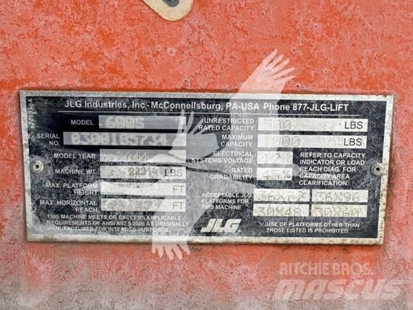 JLG 600S Ανυψωτήρες με τηλεσκοπικό βραχίονα