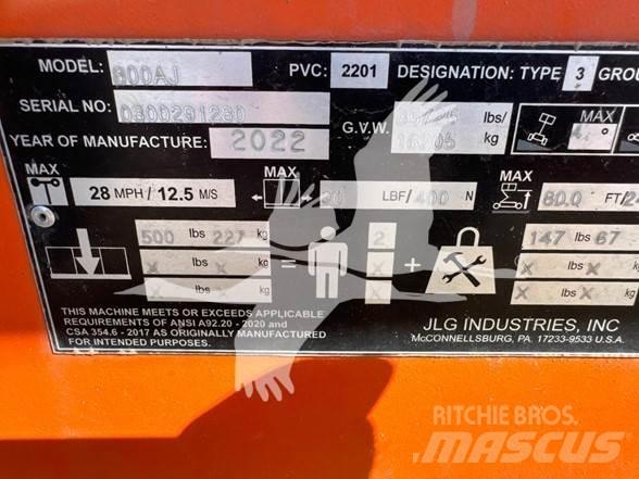 JLG 800AJ Ανυψωτήρες με αρθρωτό βραχίονα