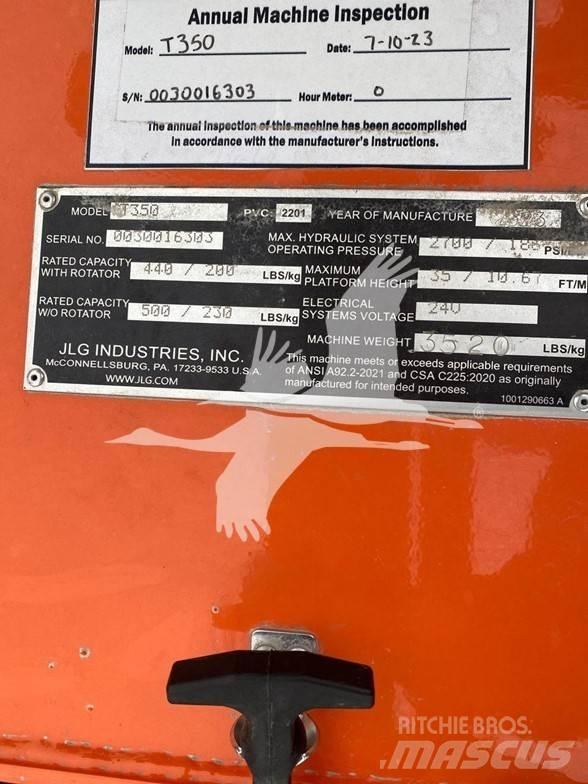 JLG T350 Εναέριες πλατφόρμες τοποθετημένες σε ρυμούλκα