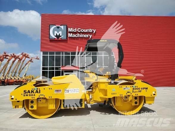 Sakai SW884 Οδοστρωτήρες μονού κυλίνδρου