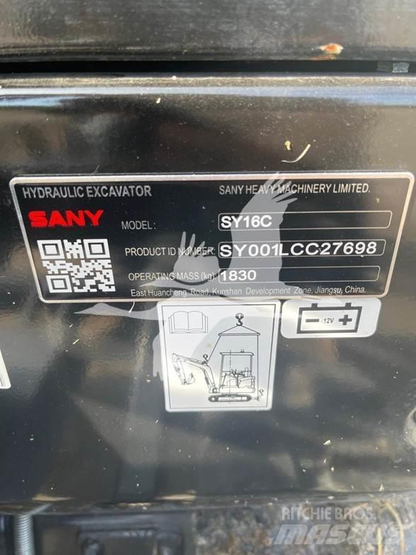 Sany SY16C Εκσκαφάκι (διαβολάκι) < 7t