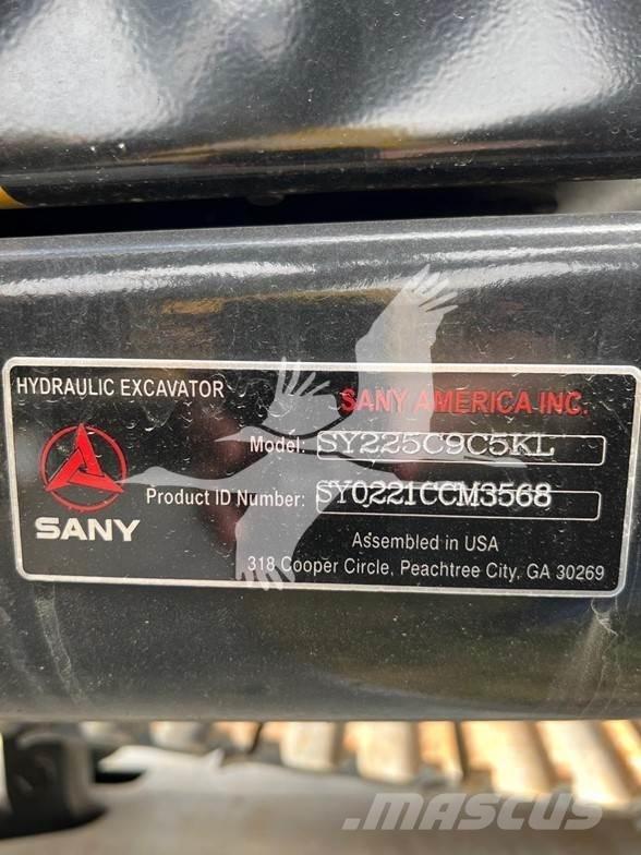 Sany SY225C Εκσκαφείς με ερπύστριες