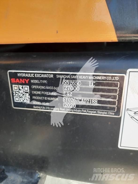 Sany SY265CLR Εκσκαφείς με ερπύστριες