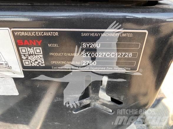 Sany SY26U Εκσκαφάκι (διαβολάκι) < 7t