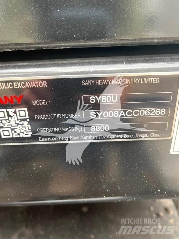 Sany SY80U Εκσκαφείς με ερπύστριες