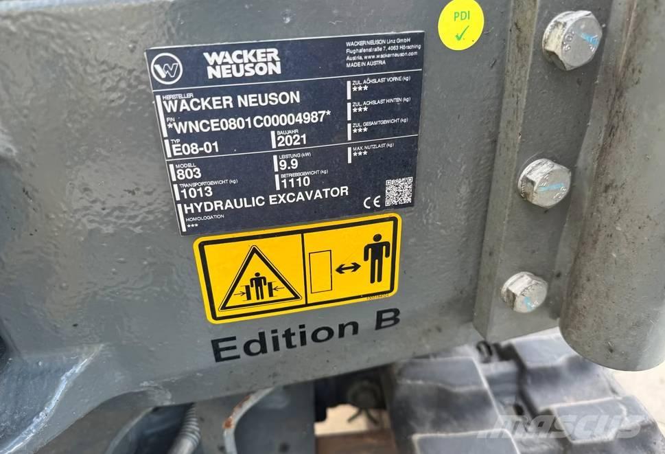 Wacker Neuson 803 Εκσκαφείς με ερπύστριες