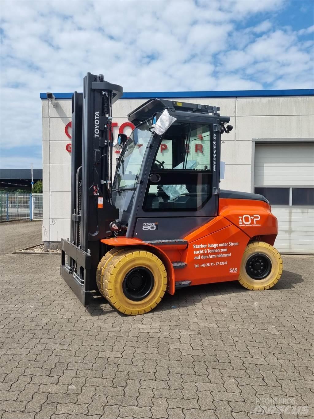 Toyota 9FBH80T Ηλεκτρικά περονοφόρα ανυψωτικά κλαρκ