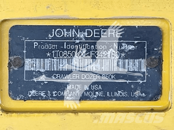 John Deere 850K Μπουλντόζες με ερπύστριες