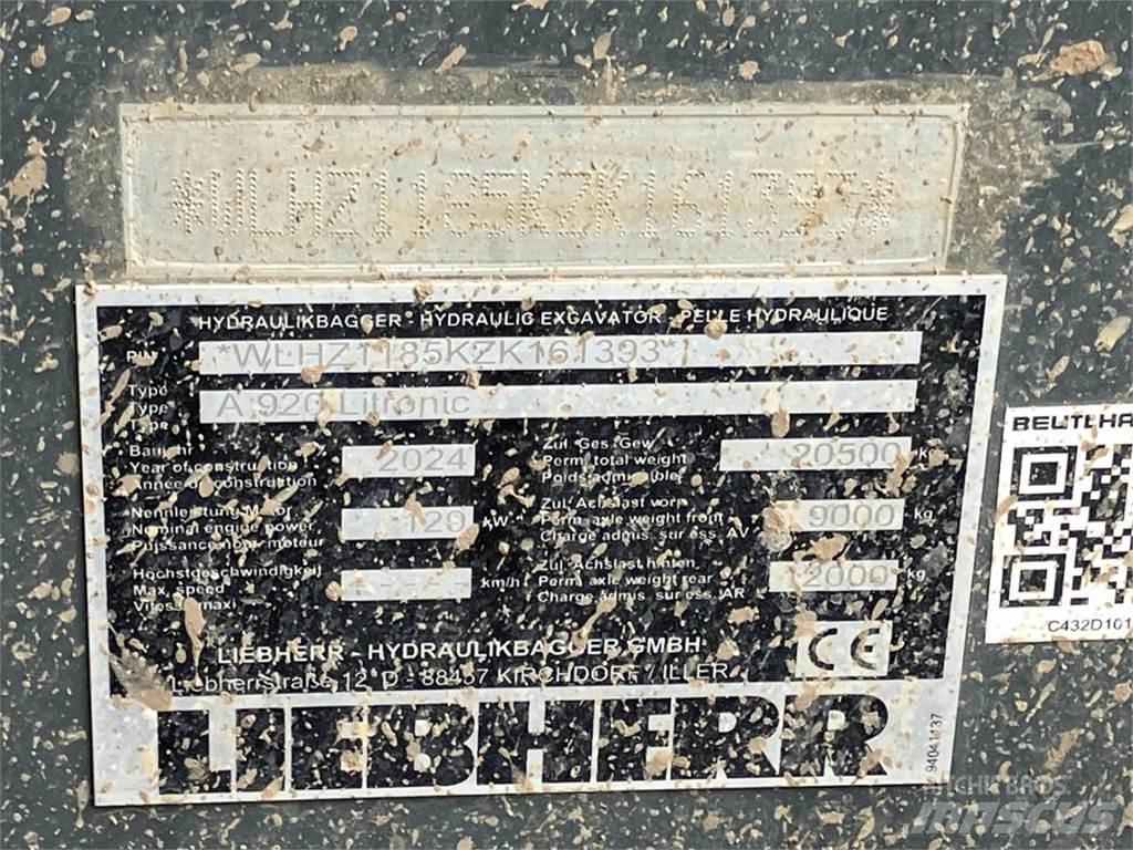 Liebherr A920 Εκσκαφείς με τροχούς - λάστιχα