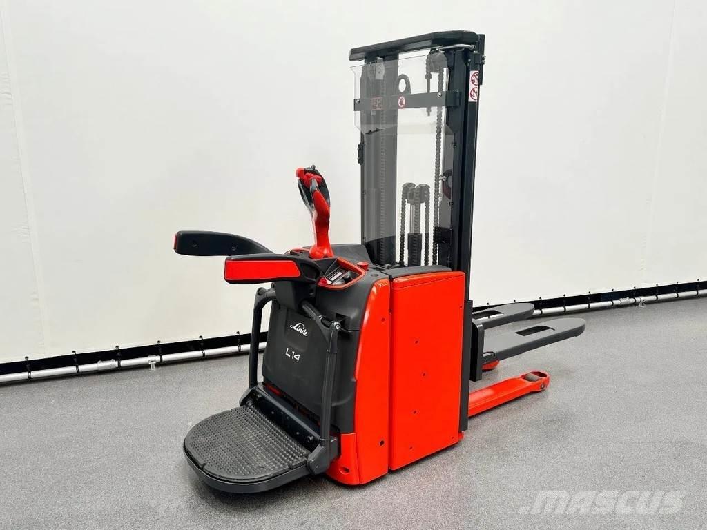 Linde L 14 AP Παλετοφόρα πεζού χειριστή με ιστό