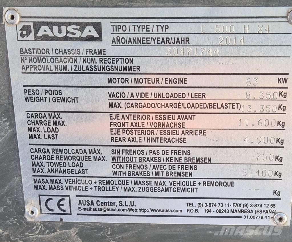 Ausa C 500 H X4 Φορτηγά ανώμαλου εδάφους